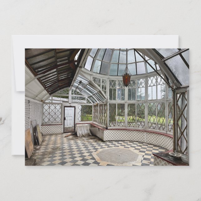 Övergiven atrium julkort (Framsida)