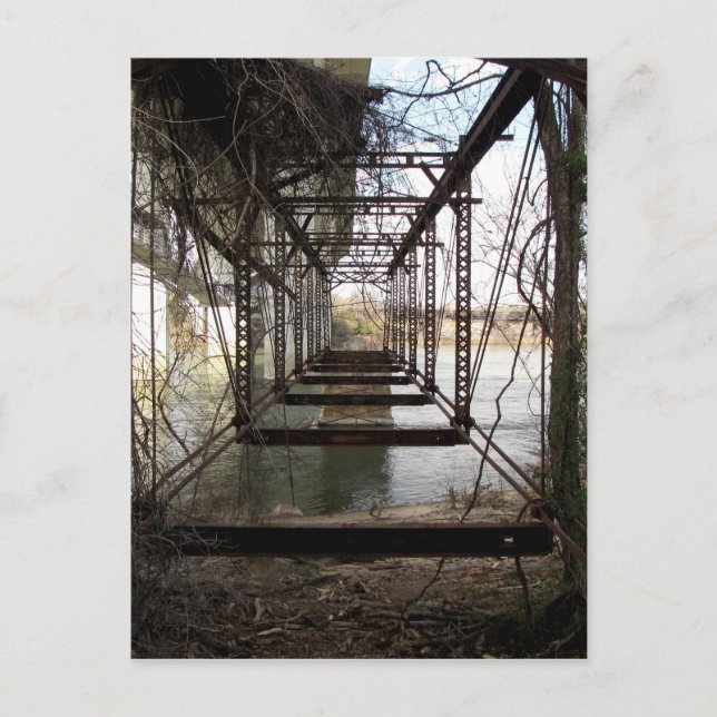Övergiven bro på Belle Isle Vykort (Framsida)