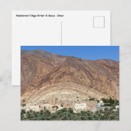 Övergiven by Birkat Al Mawz - Oman Vykort