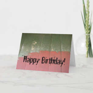 Övergiven Byggande Wall, Grattis på födelsedagen! Kort
