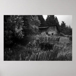 Övergiven byggnad poster