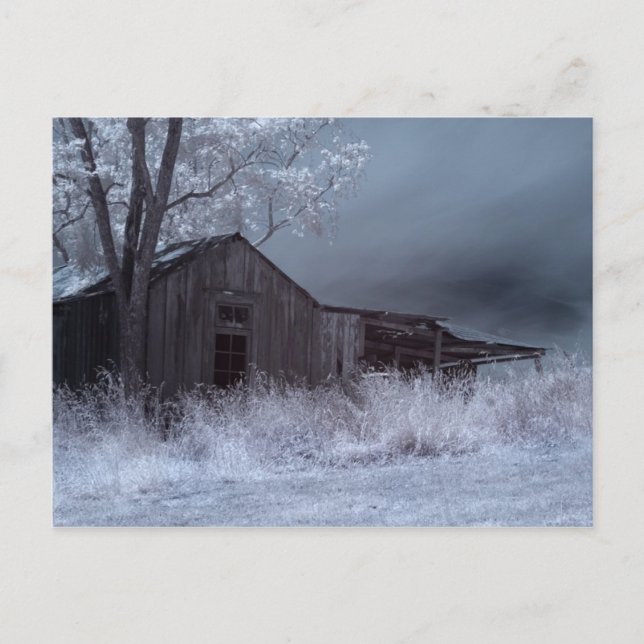 Övergiven Byggnad Vykort (Framsida)