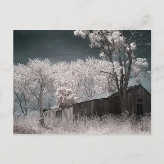 Övergiven Byggnad Vykort (Framsida)