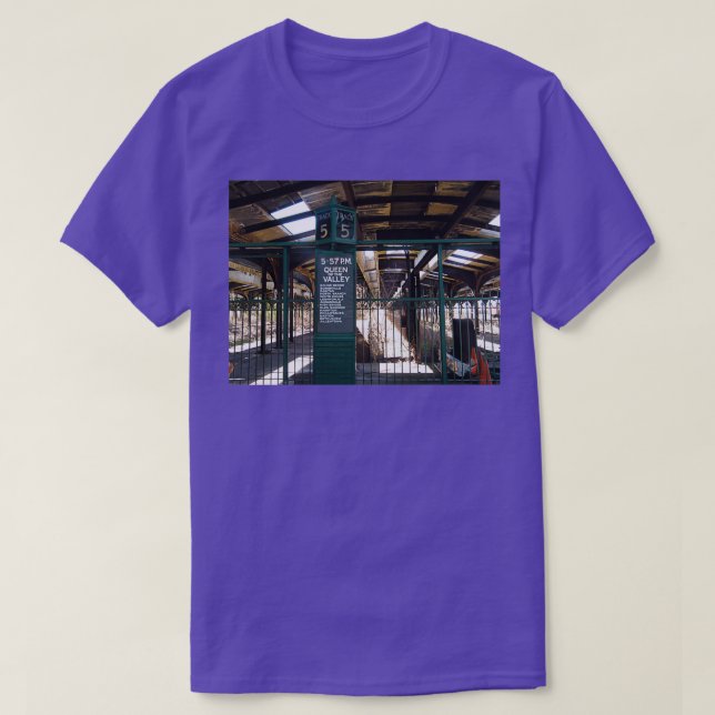 Övergiven central järnvägsterminal i New jersey T Shirt (Design framsida)