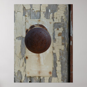 Övergiven dörr poster