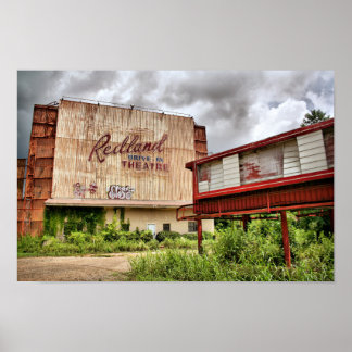 Övergiven enhet i filmteater poster