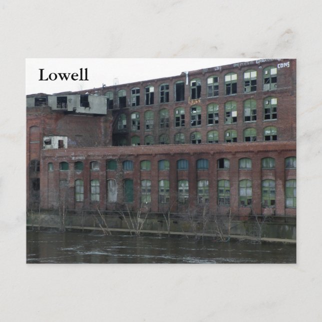 Övergiven fabrik vykort (Framsida)