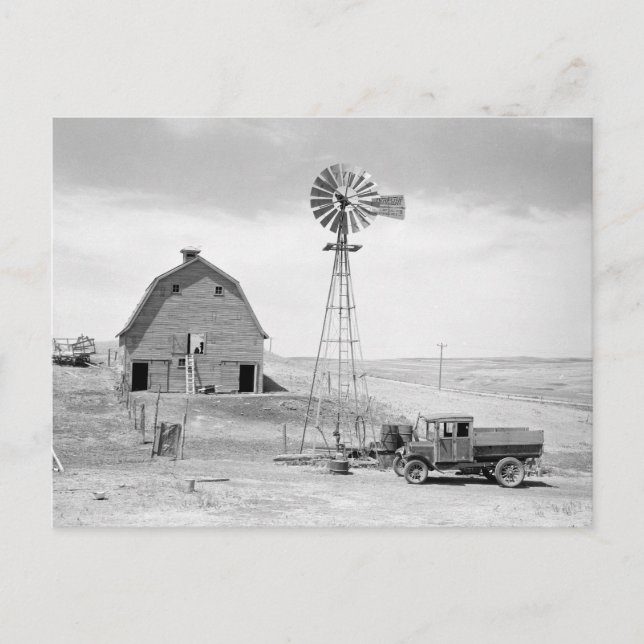 Övergiven Farm, 1936 Vykort (Framsida)