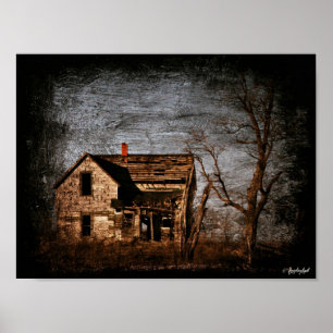 Övergiven Farm House Poster