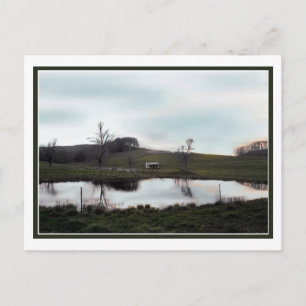 Övergiven Farm Scene Vykort