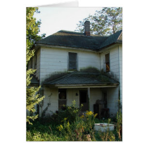 Övergiven House Hälsningskort