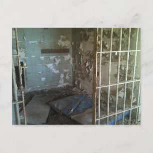Övergiven Jail-cell Vykort