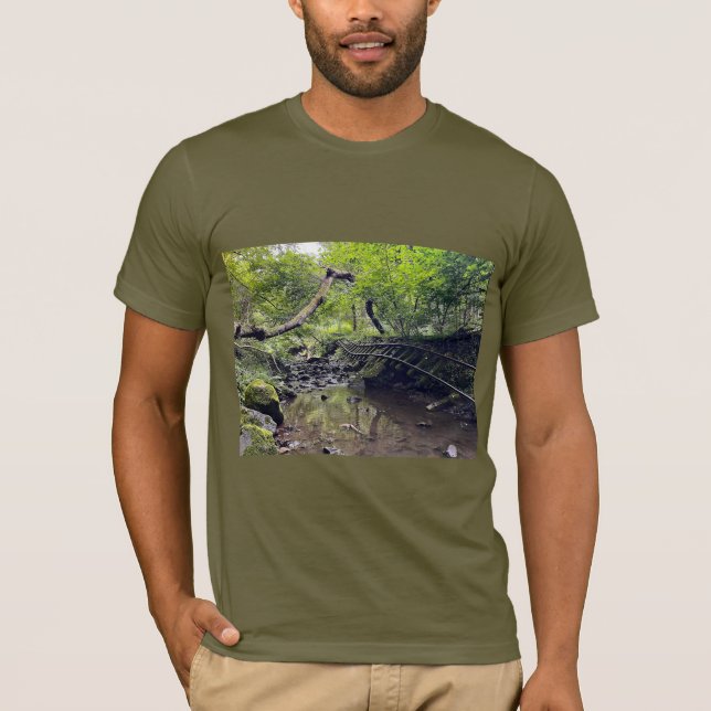 Övergiven järnvägs-T-shirt T Shirt (Framsida)