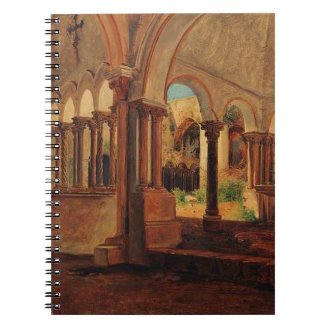 Övergiven klostergård anteckningsbok (Framsidan)