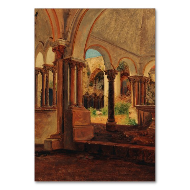 Övergiven klostergård bordsnummer (Framsidan)