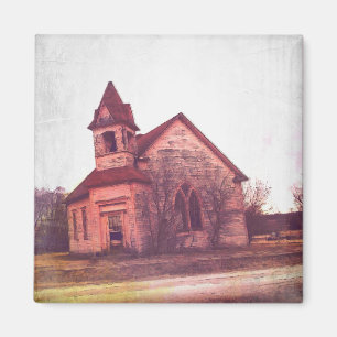 Övergiven kyrka magnet