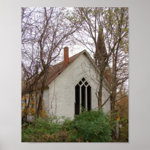 Övergiven kyrka poster