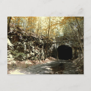 Övergiven RR-tunnel nr 1-vykort Vykort
