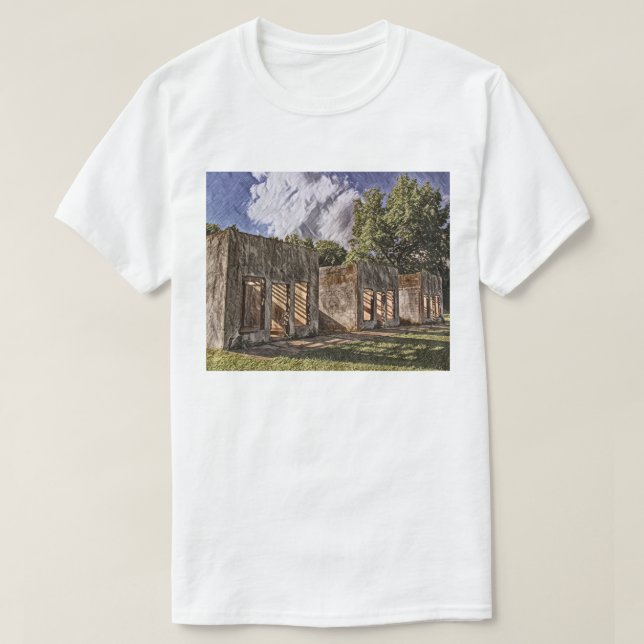 Övergiven rutt 66 Motelmålning T Shirt (Design framsida)