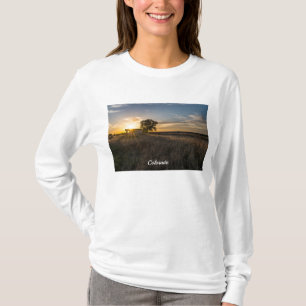 Övergiven Shed Colorado Sunset Långärmad T-shirt