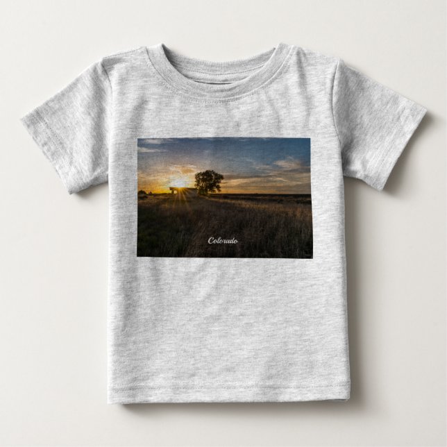 Övergiven Shed Colorado Sunset Småbarn T-shirt (Framsida)