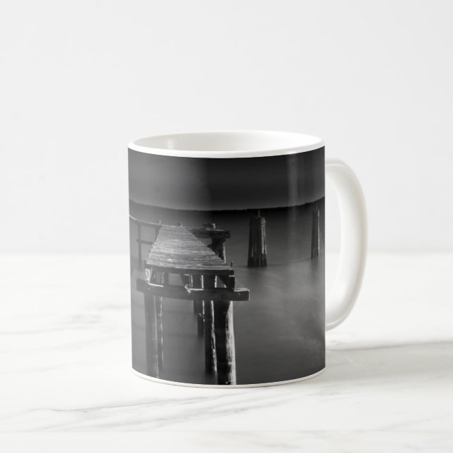 Övergiven skeppsdocka på sjön Monroe Kaffemugg (Framsida höger)