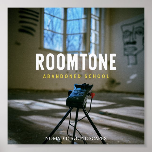 Övergiven Skolrums Ton Albumomslag Poster (Framsidan)