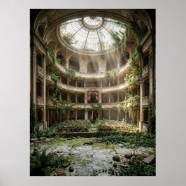 Övergiven teater återerövrad av naturen poster