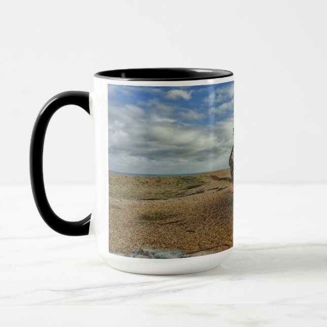 Övergiven träfiskebåt | Dungeness Mugg (Vänster)