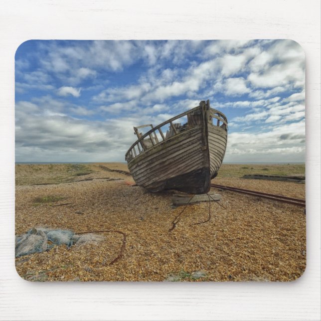 Övergiven träfiskebåt | Dungeness Musmatta (Framsidan)