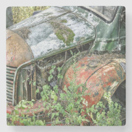 Övergiven Vintage Lastbil Stenunderlägg