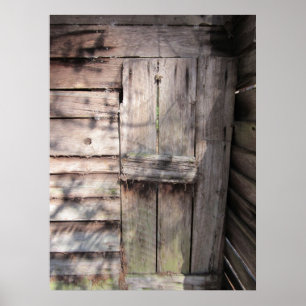 Övergiven Weasted Barn Door Poster