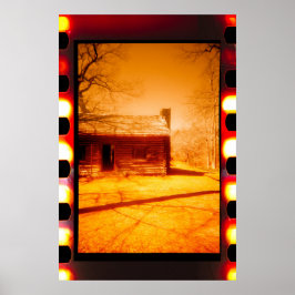 Övergiven Western kabin på film Poster