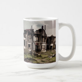  Övergivna byggnader Post Apokalyps  Kaffemugg