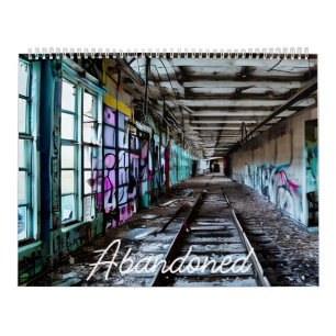 Övergivna, gatukonst, Borttappad Spaces, Graffiti Kalender