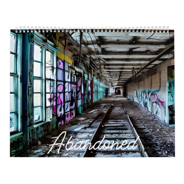 Övergivna, gatukonst, Borttappad Spaces, Graffiti Kalender (Omslag)