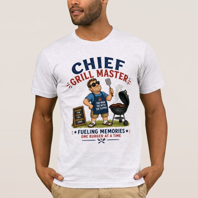 Övergrillmästare T Shirt (Framsida)