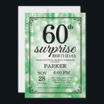 Övergripande 60:e födelsedagsinbjudan Grönt Glitte Inbjudningar<br><div class="desc">Överraskad 60:e födelsedagsinbjudan med Grönt String Ljus med Grönt Glitter bakgrund. Grönt födelsedag. Vuxen födelsedag. Manar eller Women Bday Inbjudan. 13:e 15:e 16:e 18:e 20:e 30:e 40:e 60:e 70:e 80:e 90:e 100:e, oavsett ålder. Om du vill göra ytterligare anpassningar klickar du på knappen Anpassa och användor verktygen som är utformat...</div>