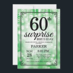 Övergripande 60:e födelsedagsinbjudan Grönt Glitte Inbjudningar<br><div class="desc">Överraskad 60:e födelsedagsinbjudan med Grönt String Ljus med Grönt Glitter bakgrund. Grönt födelsedag. Vuxen födelsedag. Manar eller Women Bday Inbjudan. 13:e 15:e 16:e 18:e 20:e 30:e 40:e 60:e 70:e 80:e 90:e 100:e, oavsett ålder. Om du vill göra ytterligare anpassningar klickar du på knappen Anpassa och användor verktygen som är utformat...</div>