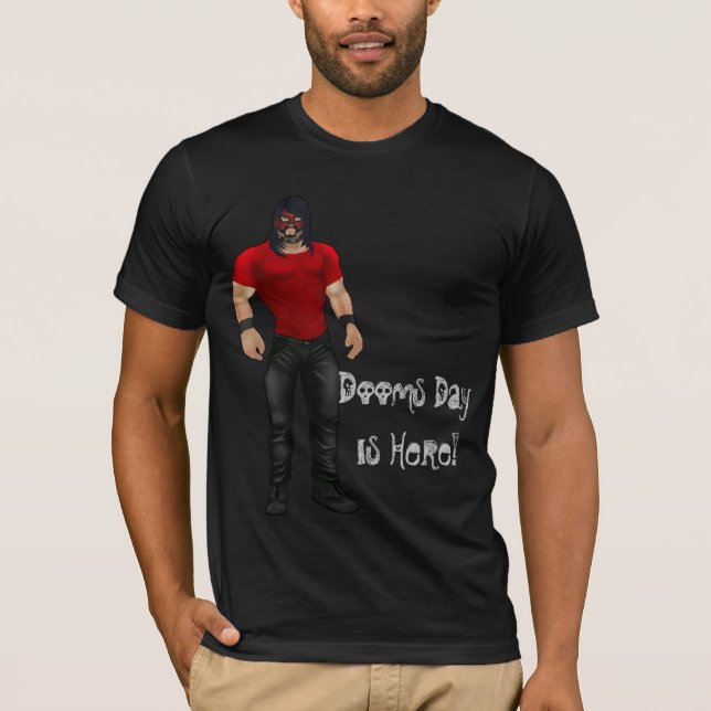 Överhängande Doom - Wresting av spelareT-shirt.en Tee (Framsida)