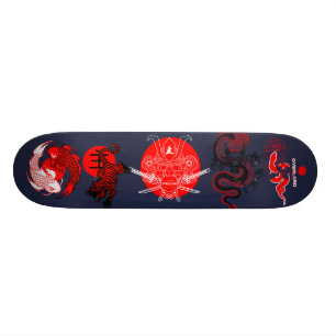 Överherre allt kombinerat mini skateboard bräda 18,5 cm