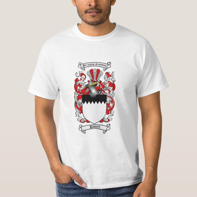 Överhetfamiljvapensköld - överhetvapensköld tee shirt (Framsida)
