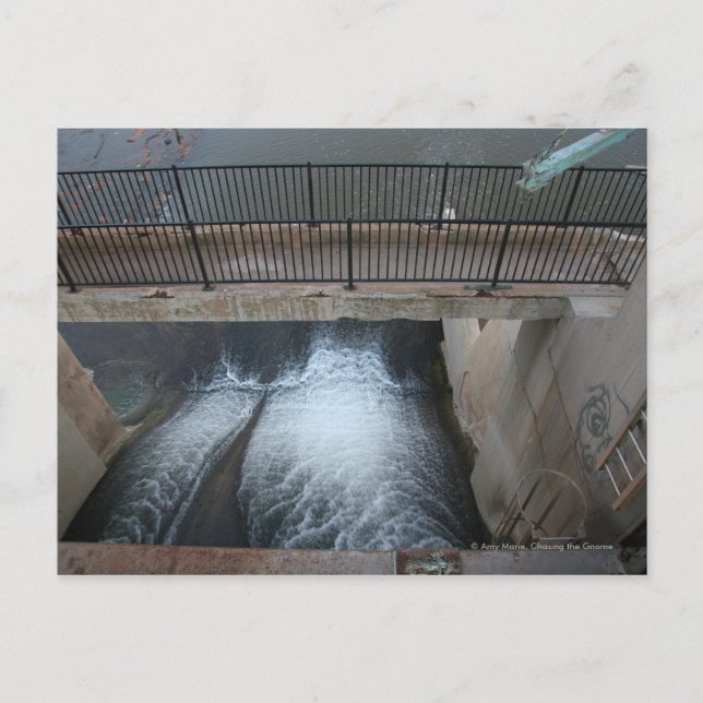 Overholser Dam Vykort (Framsida)