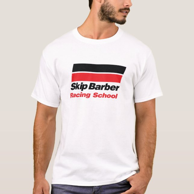 Överhoppbarberarelogotyp Tee Shirt (Framsida)