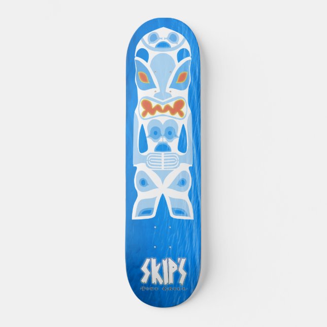 Överhoppets Tiki grillar Skateboard 00 Bräda 19,5 Cm (Framsida)