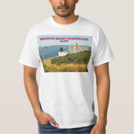  överhuvud fyr, Maine T-Shirt
