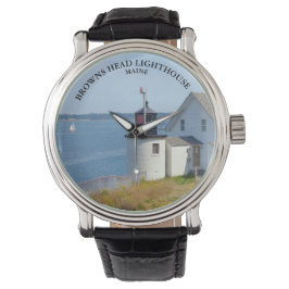  överhuvud fyr, Vinalhaven Maine Watch Armbandsur