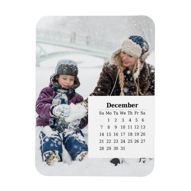 Överkalender december 2025 magnet (Vertikal)
