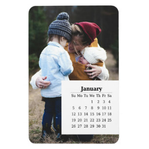 Överkalender januari 2025 magnet
