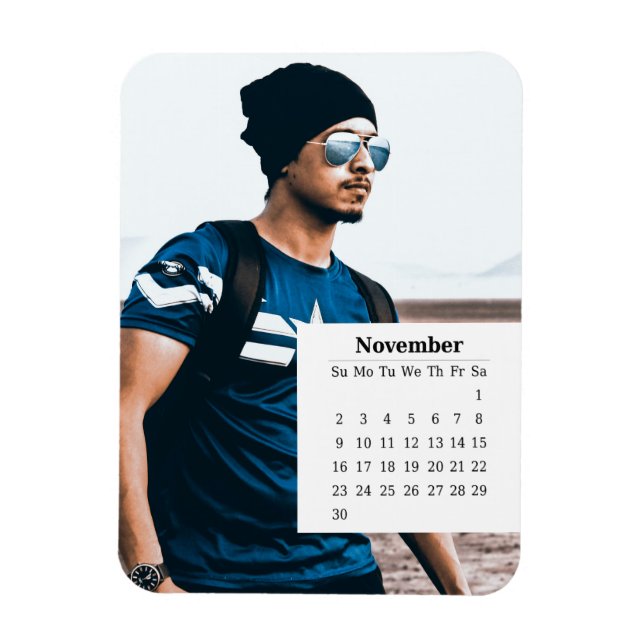 Överkalender november 2025 magnet (Vertikal)